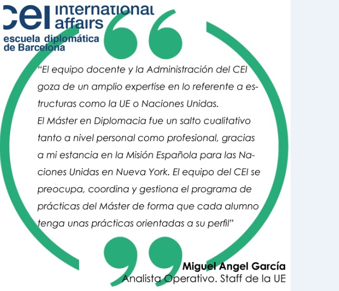 Master en Diplomacia 