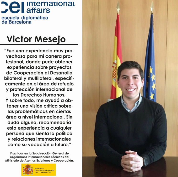 Victor Mesejo Máster Diplomacia 
