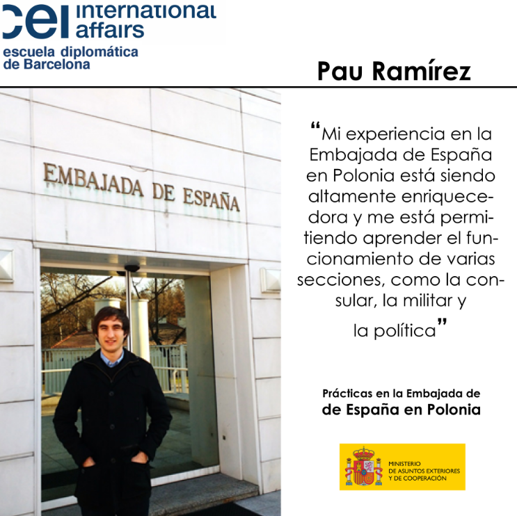 Pau Ramírez Máster Diplomacia