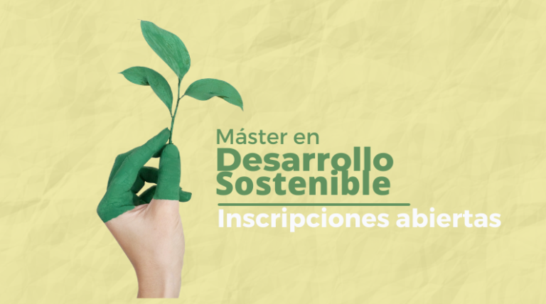 Inscripción Master Desarrollo Sostenible